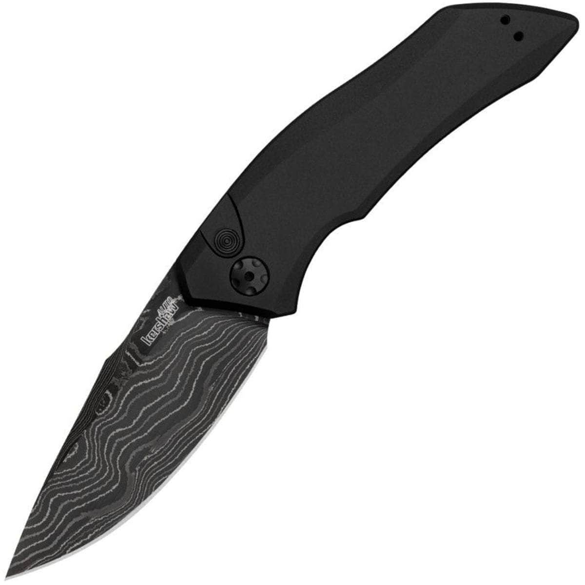 Kershaw Launch 1 Automatic Knife, 3.4 Damascus Blade, Aluminum Handle - 7100BLKDAM Cheap Sale Low Cost