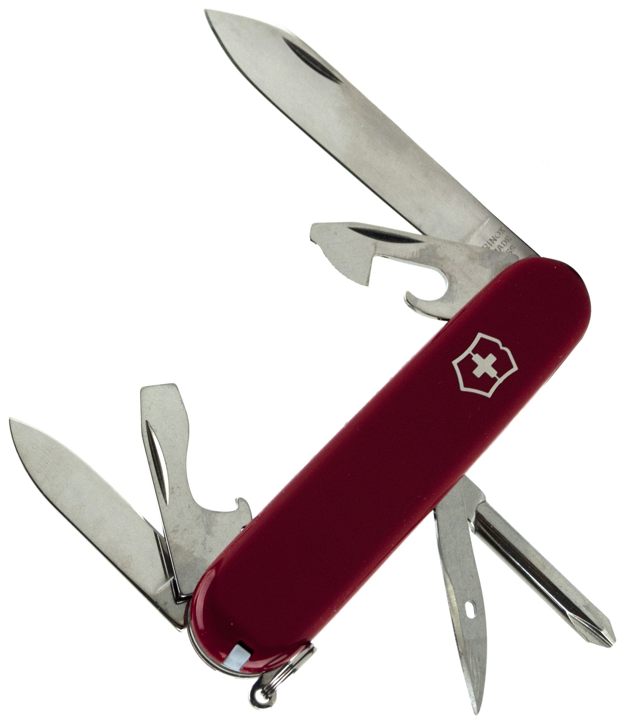 Victorinox Tinker Swiss Army Knife, Red Scales, 12 Functions, 3.6 Closed - 1.4603-033-X1 Free Shipping Get To Buy