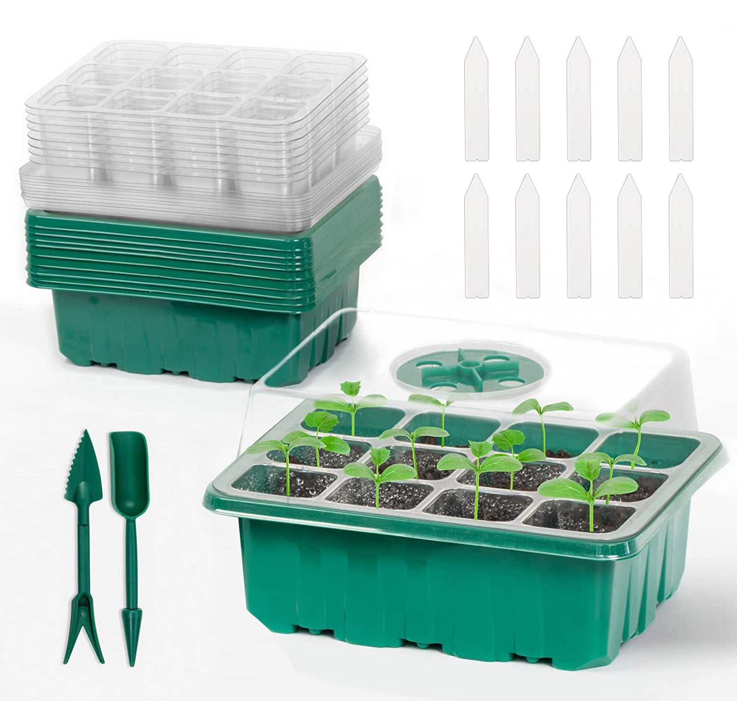 10-Piece: Reusable Seed Starter Tray Kit Sale Authentic