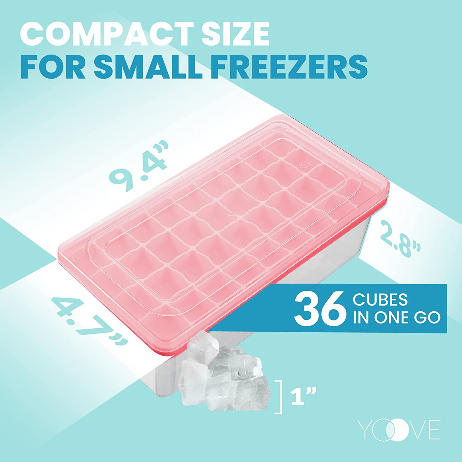 Ice Cube Tray with Lid and Bin Best Sale Cheap Online