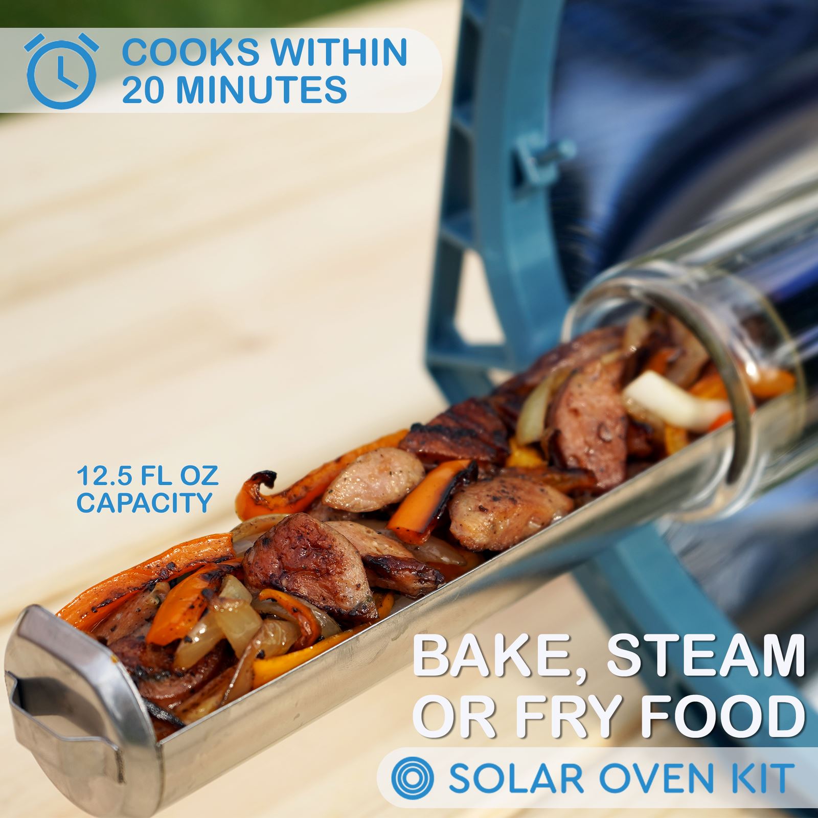 GoSun Portable Solar Oven Kit Cooks within 20 Minutes up to 550F Cheap Low Cost