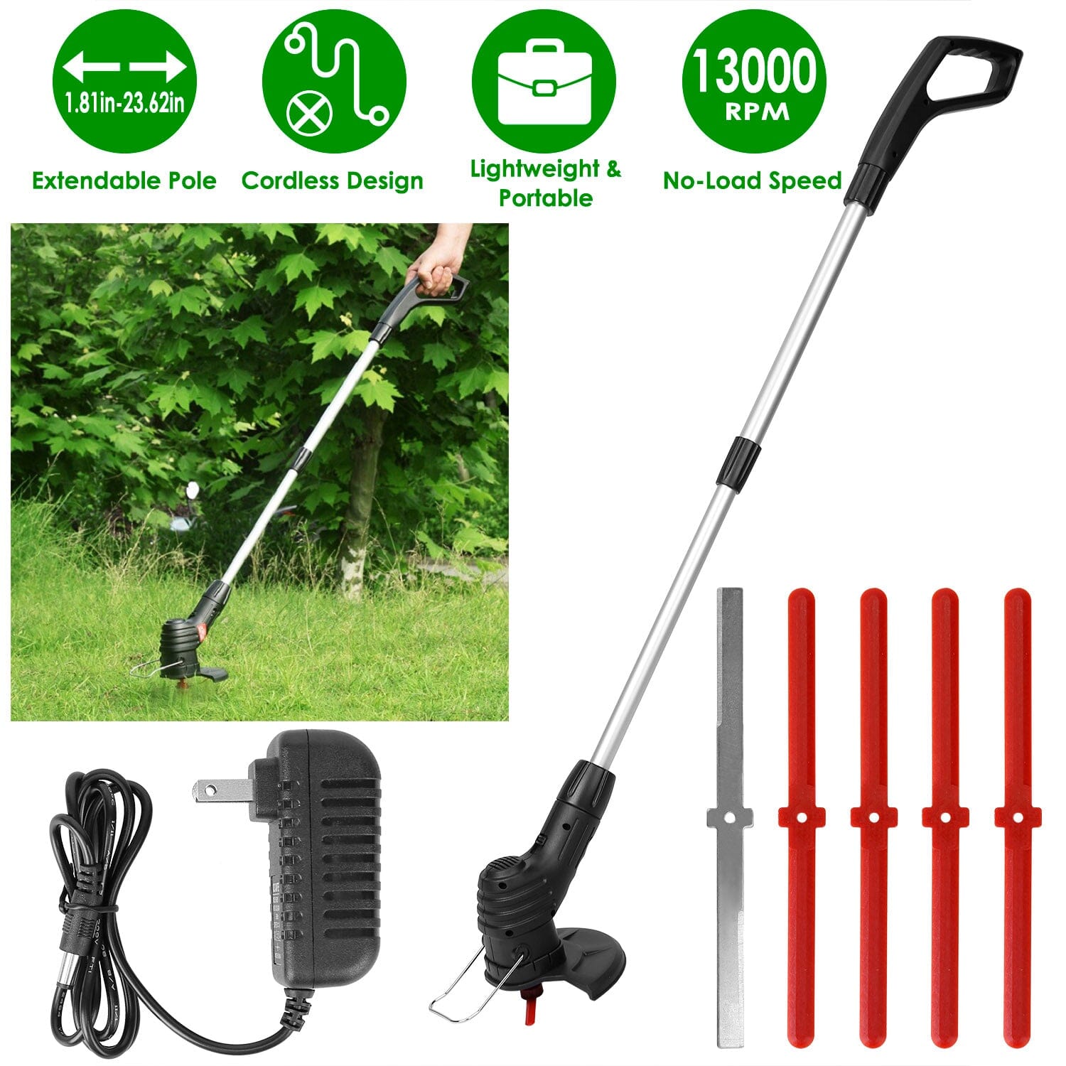 Electric Cordless Grass Trimmer Outlet Low Pice