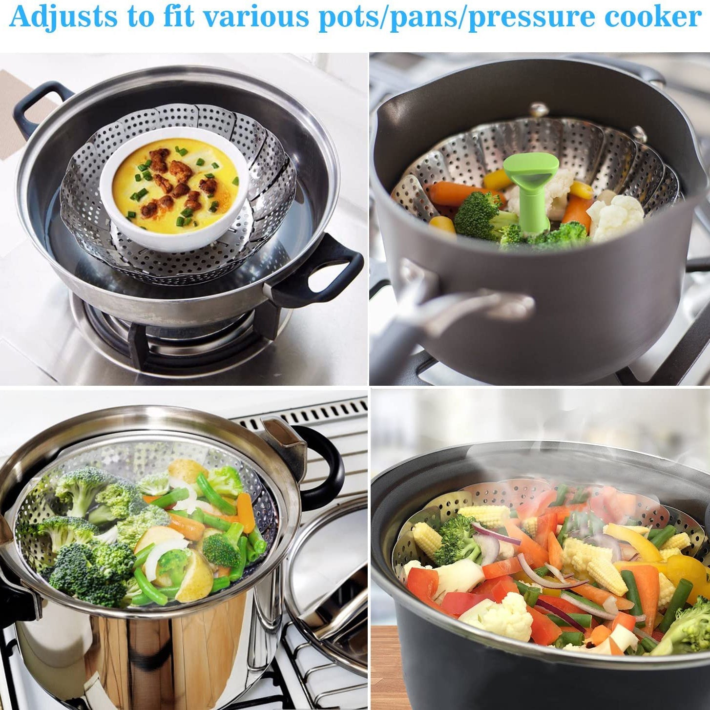 Stainless Steel Vegetable Steamer Basket Very Cheap Sale Online