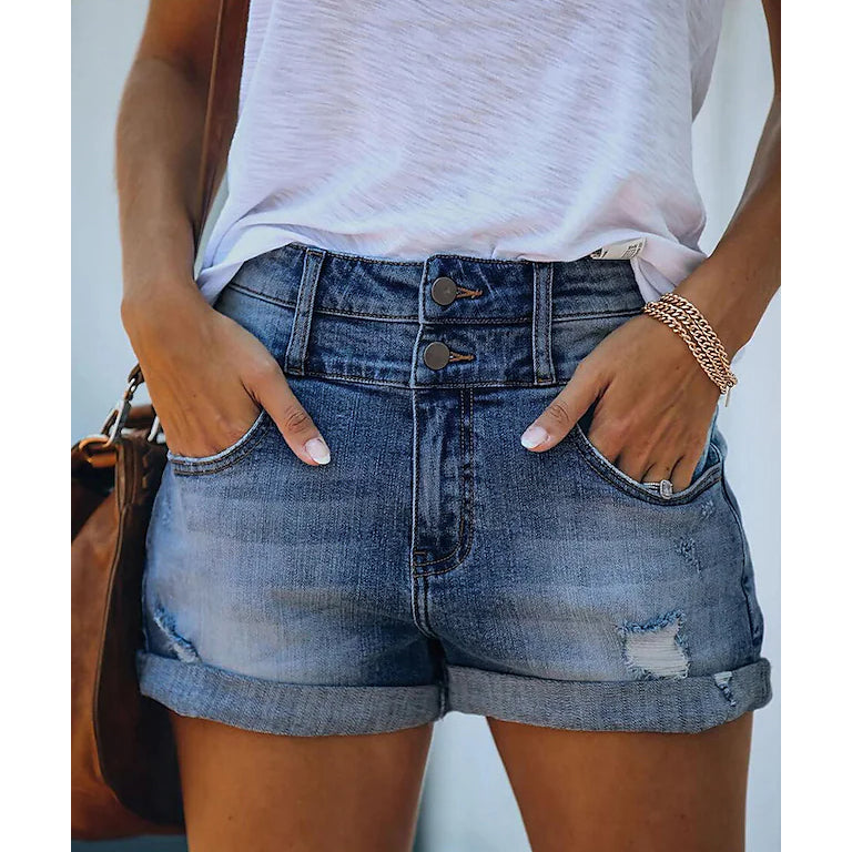 Women's Casual Fashion Jeans Denim Shorts Cheap For Cheap