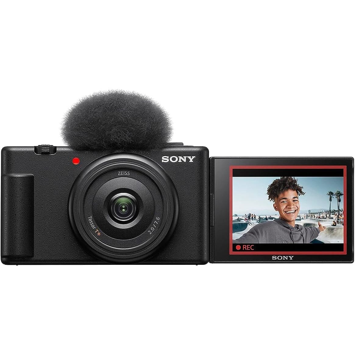 Sony ZV-1F Vlog Camera for Content Creators and Vloggers Black  (Refurbished) Cheap Sale Pay With Visa