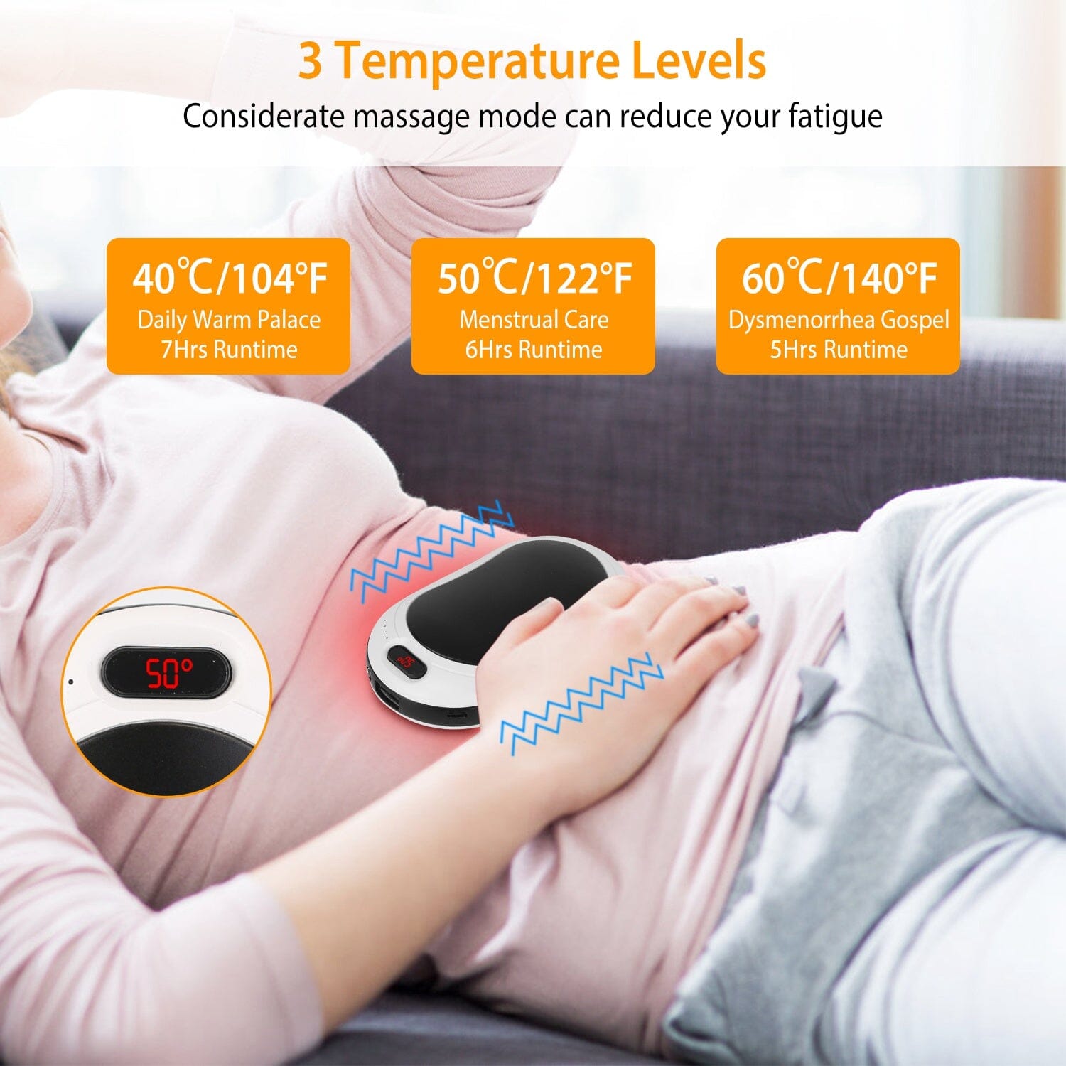 10000mAh Power Bank Rechargeable Pocket Warmer Double-Sided Heating Buy Cheap Affordable