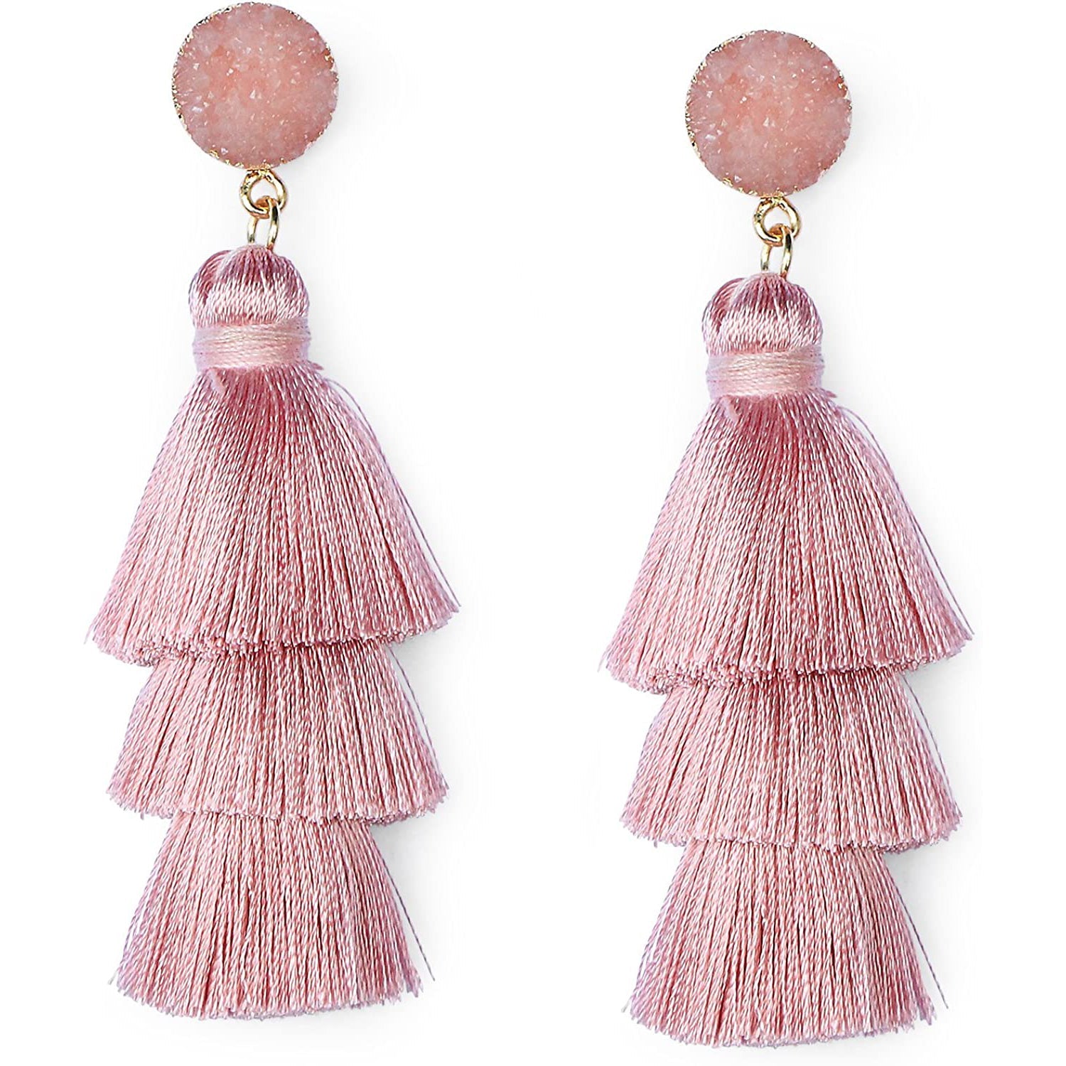 Me&Hz Colorful Layered Tassel Earrings Discount The Cheapest