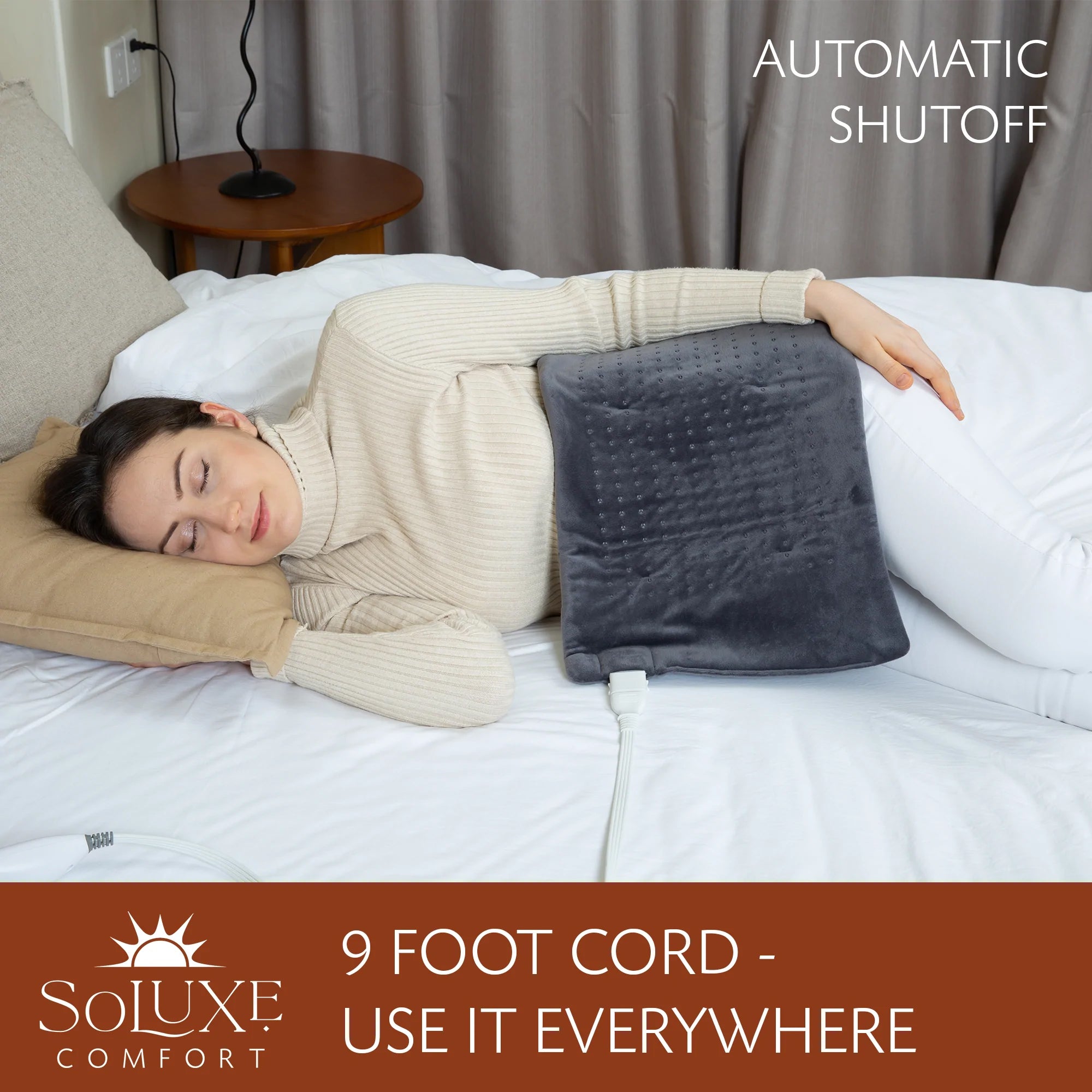 Soluxe Comfort XL King Size Heating Pad Websites Online