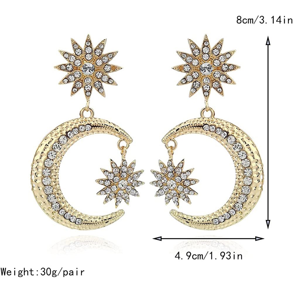 Women's Rhinestone Punk Earrings Cheap With Paypal