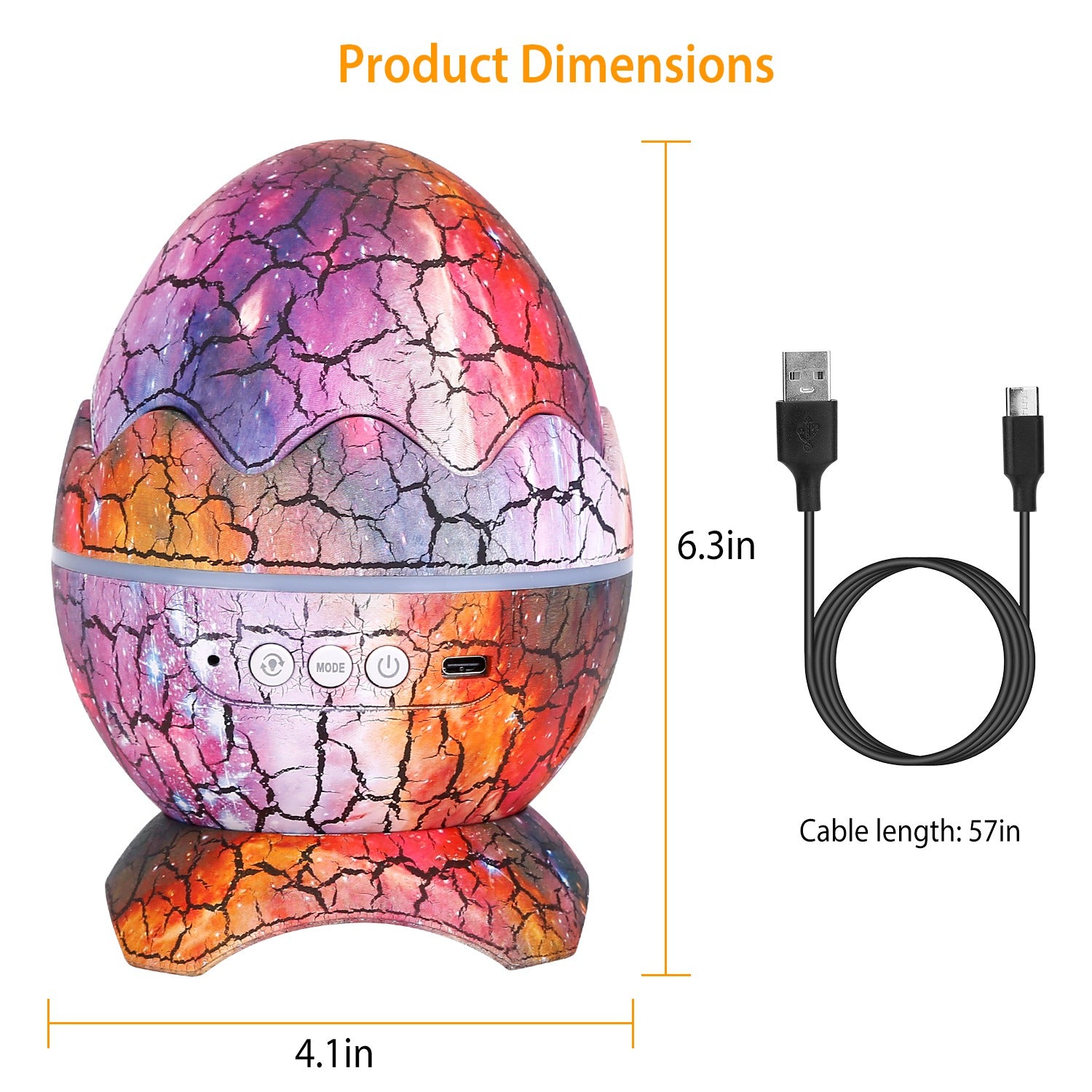 Star Project Lamp Galaxy Light Dinosaur Egg with Wireless Speaker and Remote Control Shop For Cheap Pice