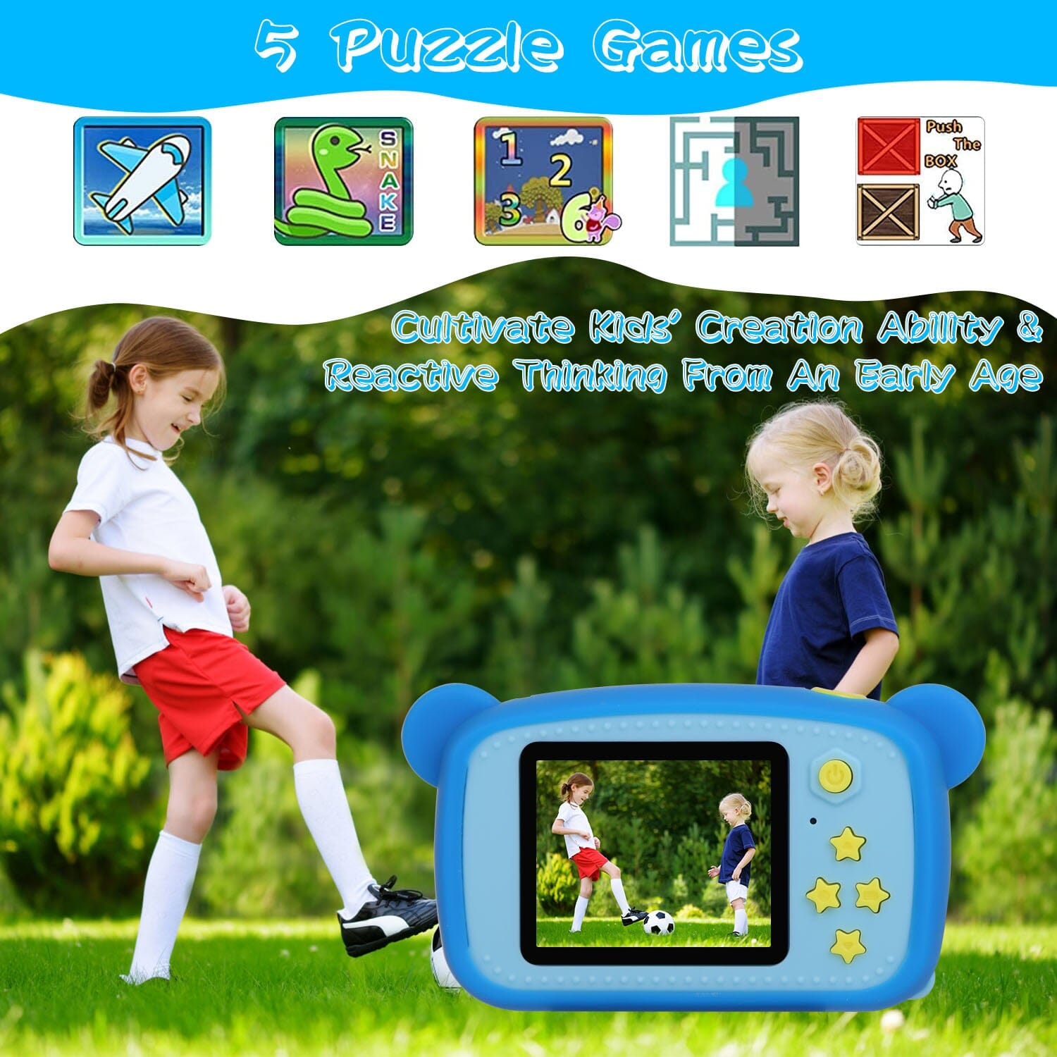 Kids Digital Camera with 2 Screen 4x Digital Zoom The Cheapest Cheap Pice