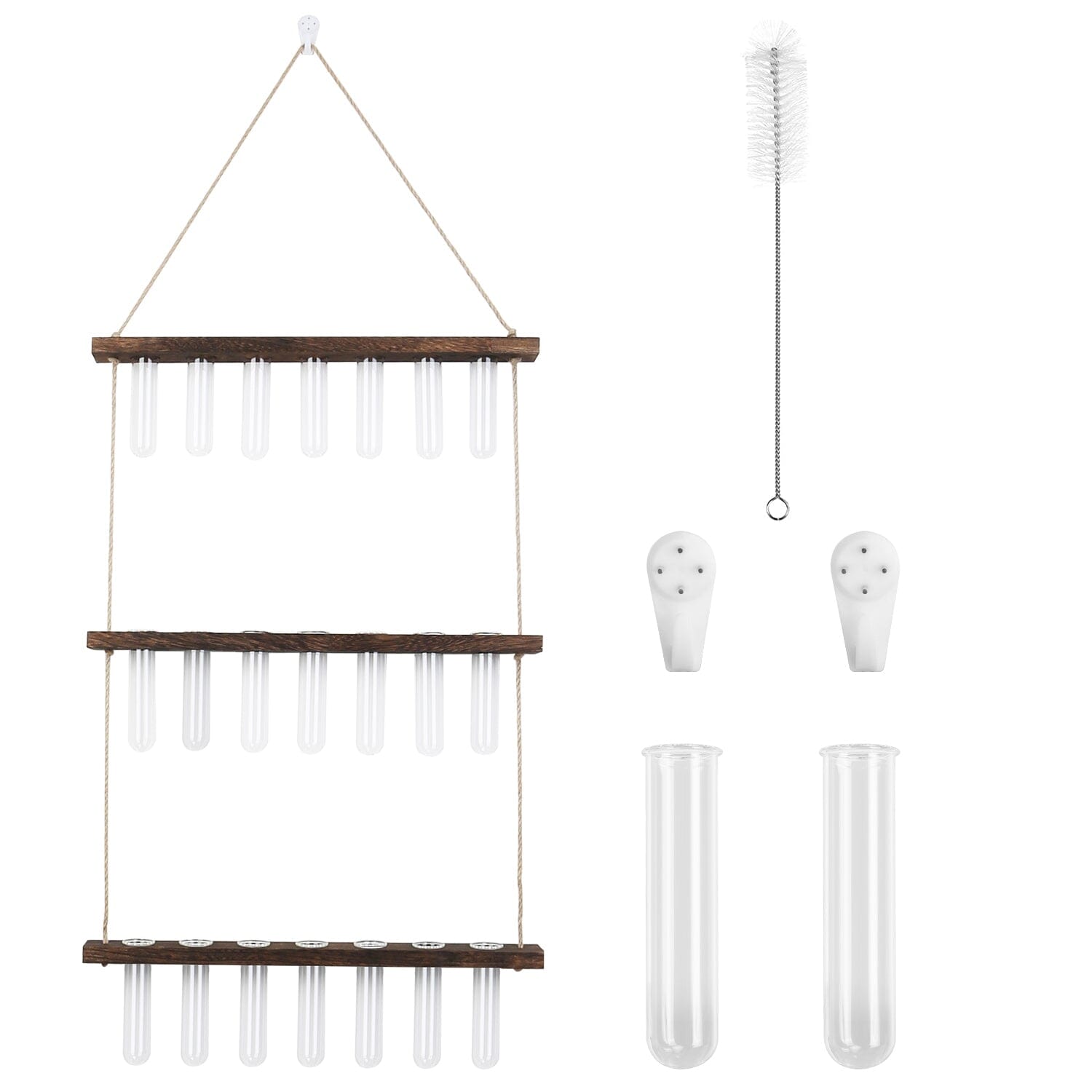 3-Tier Wall Hanging Glass Tube Planter Outlet Buy