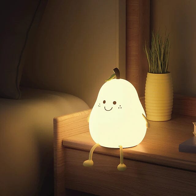 Bedroom Sleeping Bedside Tap Light LED Pear Shape Night Light For Cheap Cheap Online