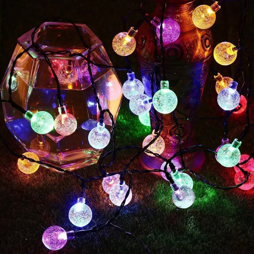 30 LED Solar String Ball Lights Outdoor Waterproof  Garden Decor Sale Cheap Online