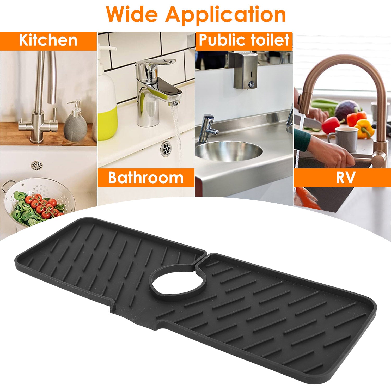 Silicon Faucet Kitchen Sink Mat Clearance Latest