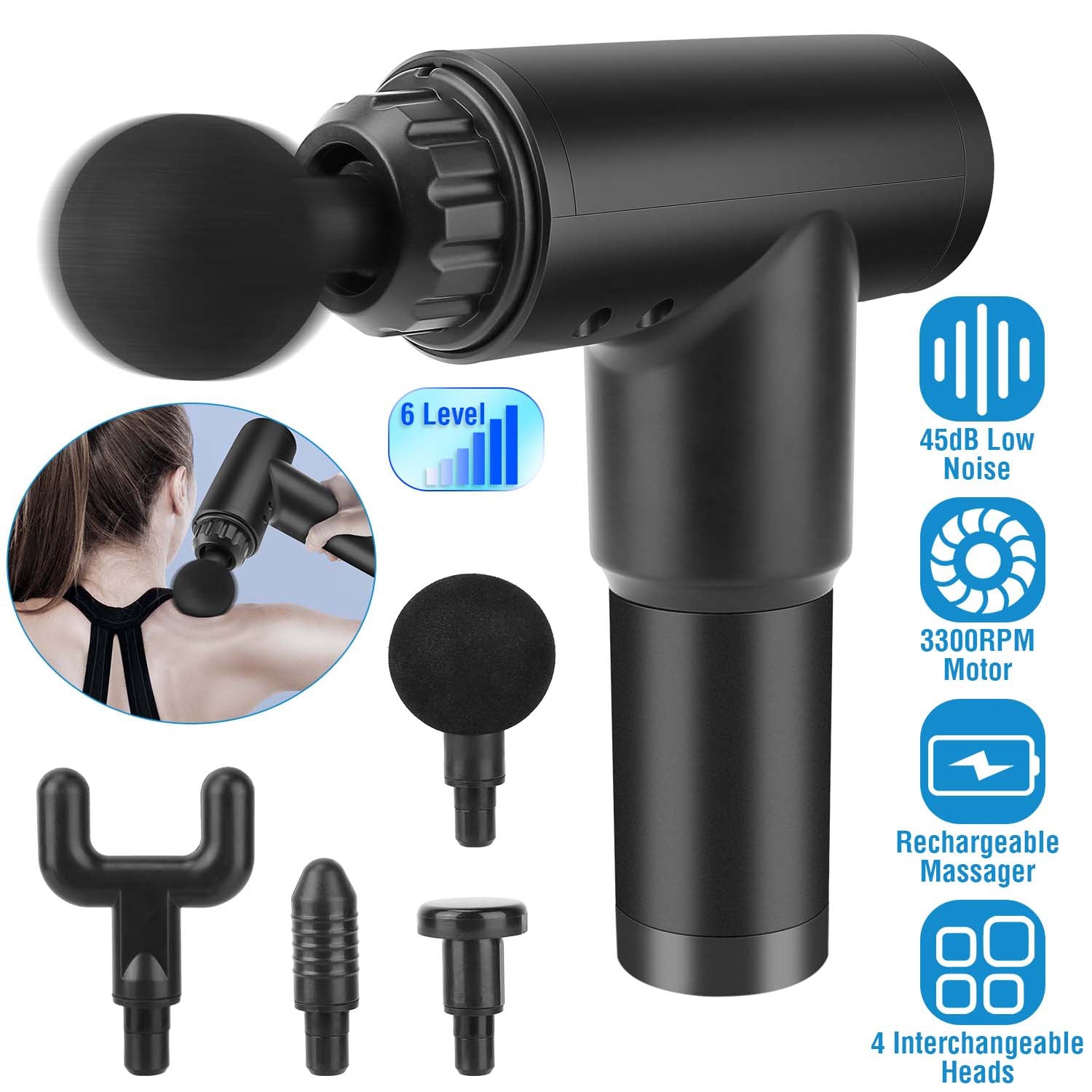 Rechargeable Percussion Massage Gun Discount Many Kinds Of