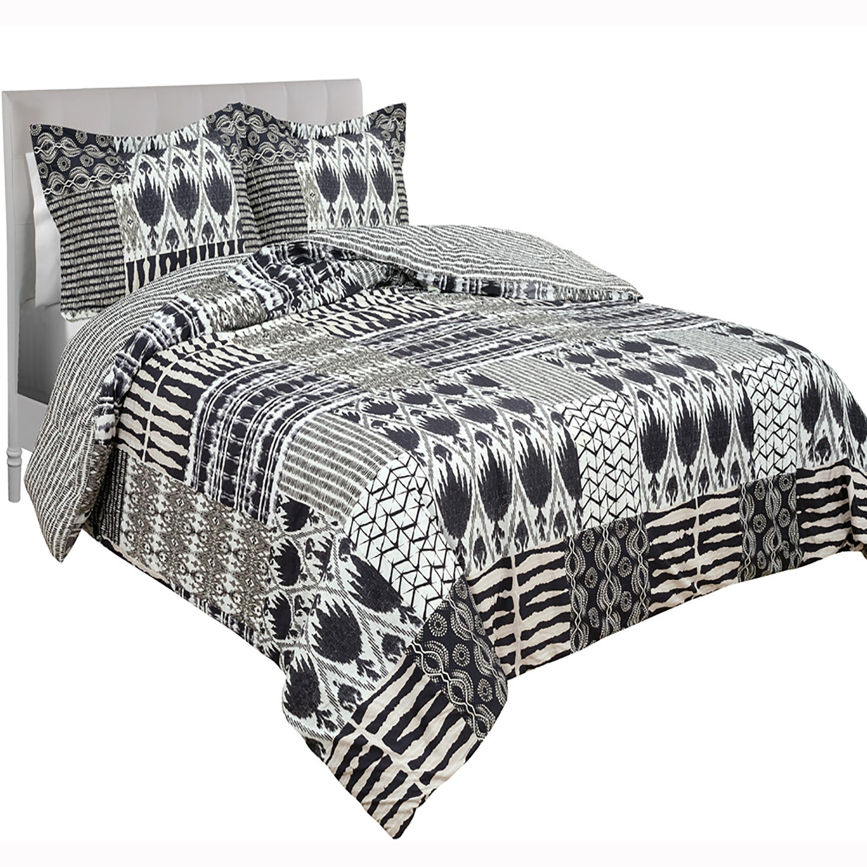 3-Piece: Global Ultra-Soft Capetown Comforter Set Reliable Online