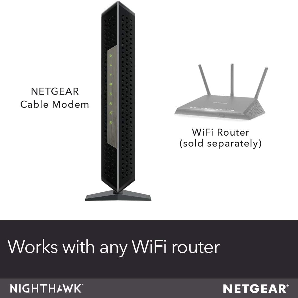 NETGEAR Nighthawk Cable Modem CM1200 - Compatible with all Cable Providers  (Refurbished) Clearance Online Fake