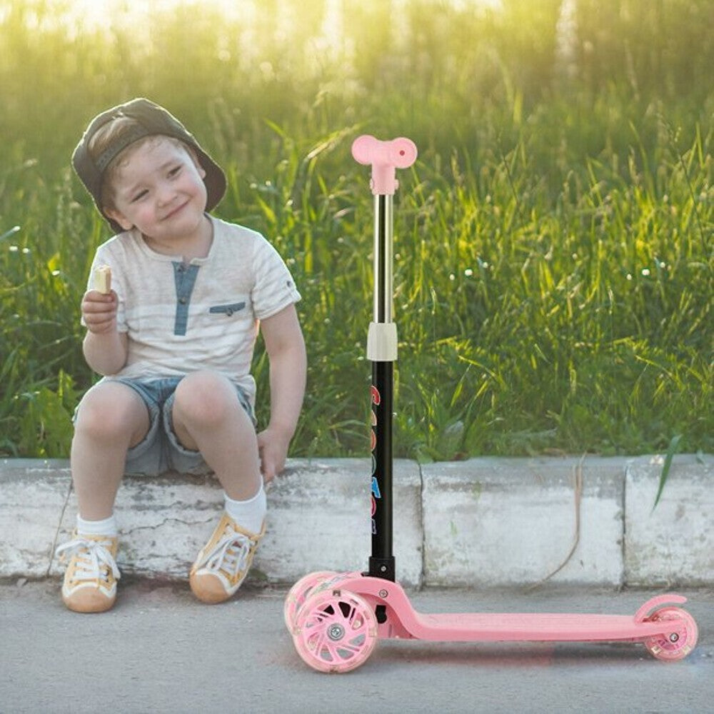 2-Pack: Kids T-Bar Scooter With Flashing Wheels Buy Cheap Comfortable