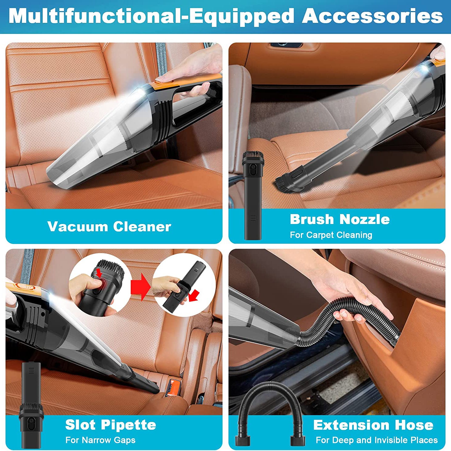 Portable Car Vacuum Cleaner With Paypal