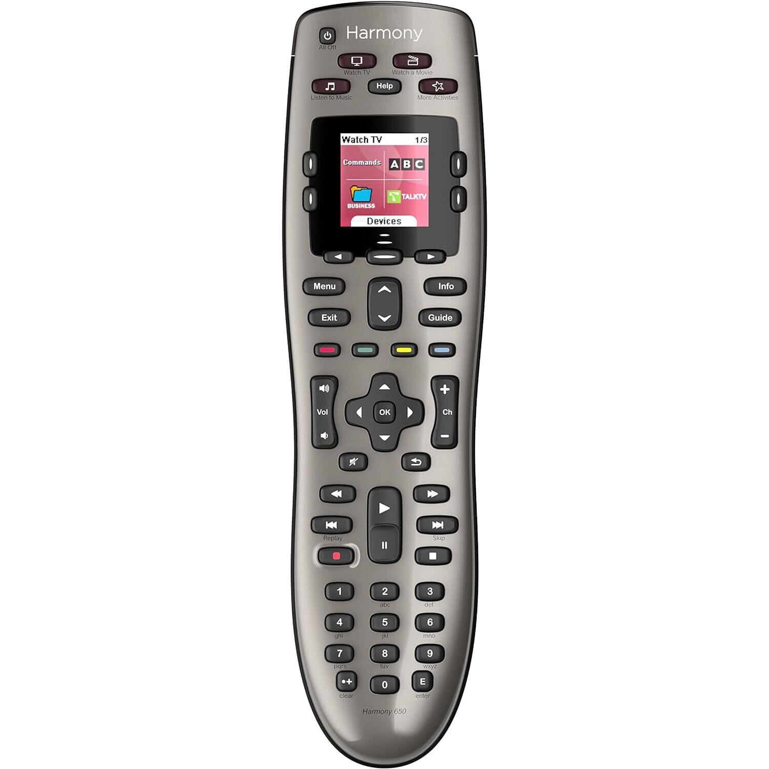 Logitech Harmony 650 Infrared All in One Remote Control (Refurbished) Get To Buy Sale Online