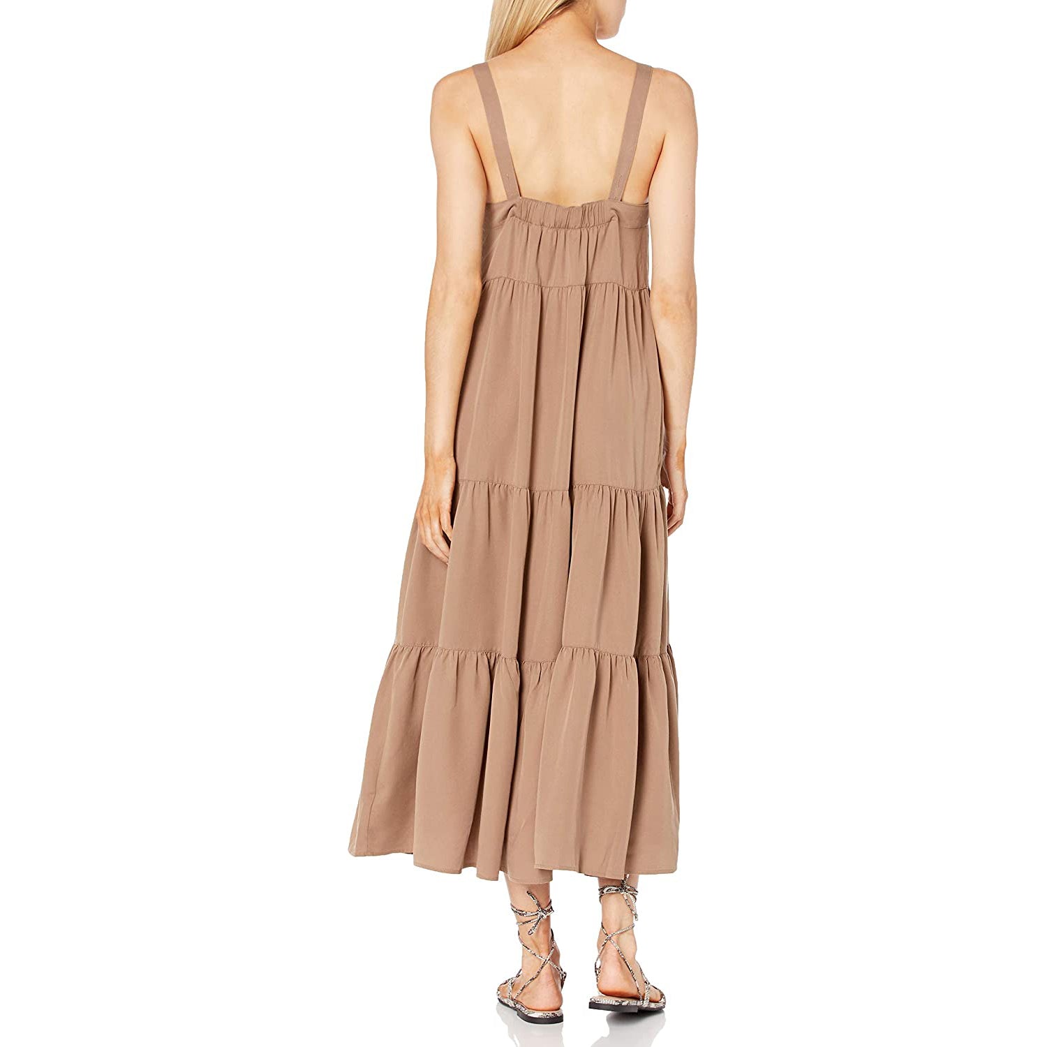Women's Britt Tiered Maxi Tent Dress Cheap Sale Good Selling