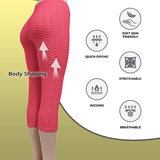 4-Pack: Women's High Waisted Anti Cellulite Solid Leggings Best Wholesale Sale Online