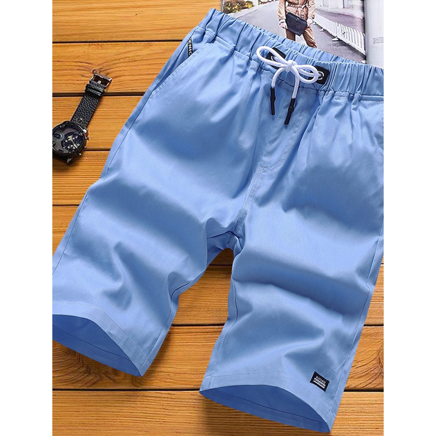 Men's Drawstring Knee Sweatpants Comfortable Cheap Online