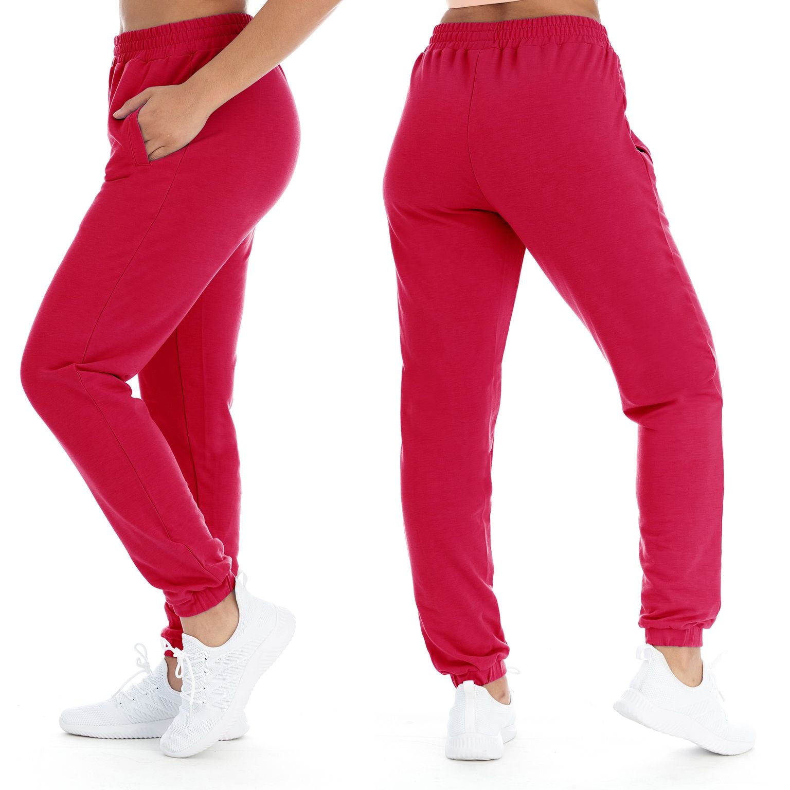 Women's Athleisure French Terry Fleece Jogger Sweatpants Buy Cheap Shop