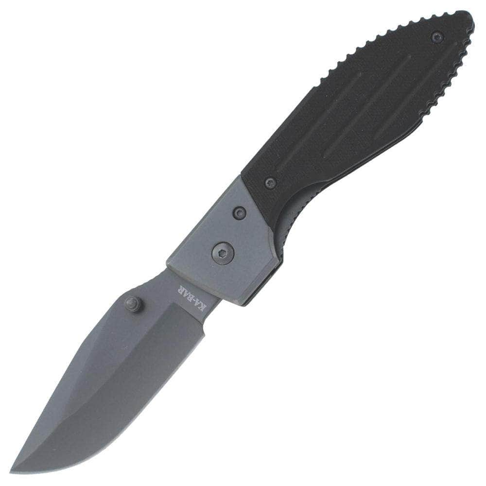 KA-BAR Warthog Folder, 3 Plain Blade, Black G10 Handle - 3072 Manchester Great Sale Cheap Pice