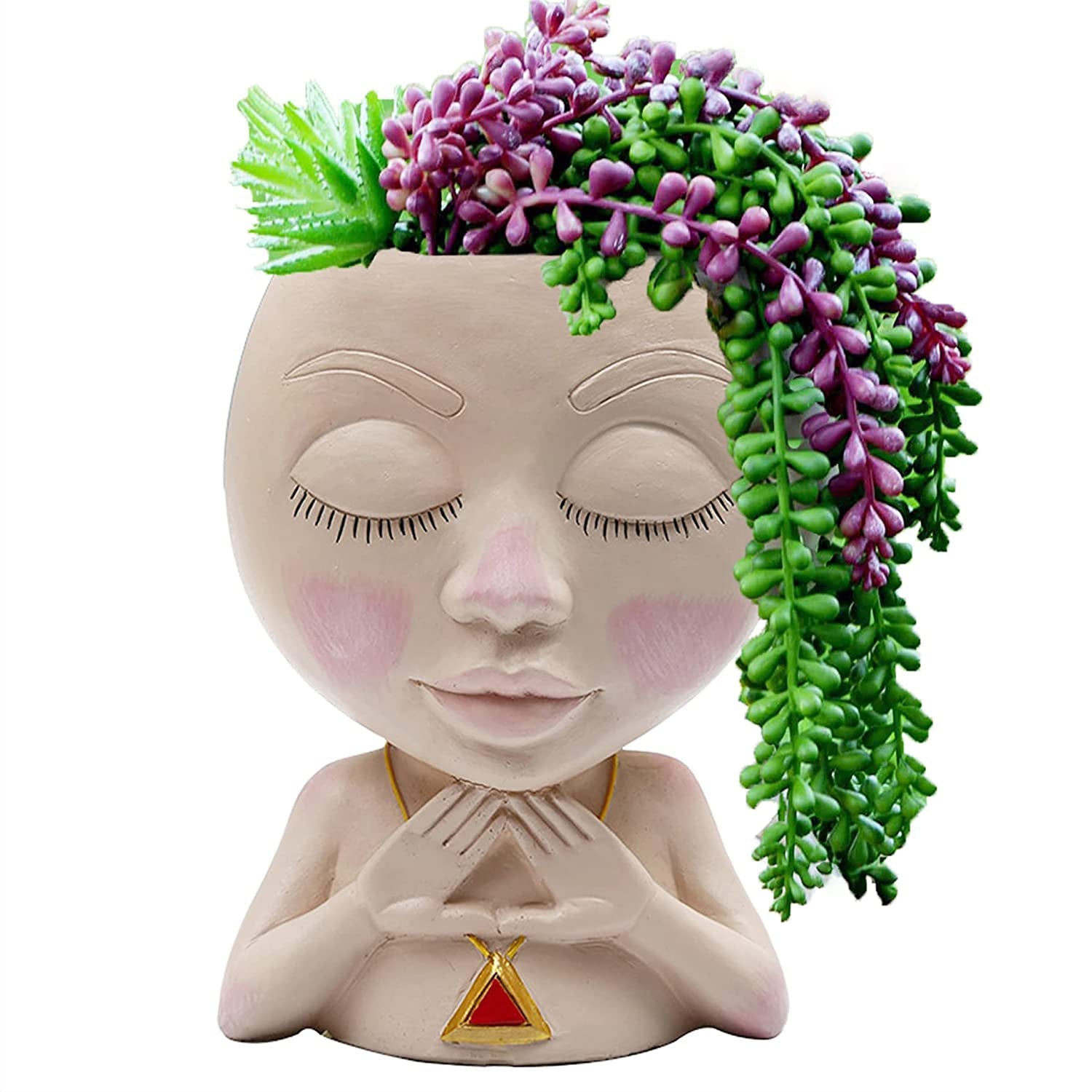 Face Flower Pot Head Vase for Indoor Plant Decoration Sale Tumblr