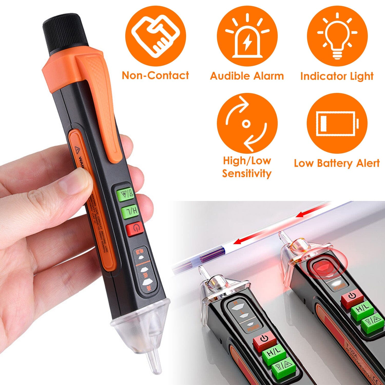 Test Pen Circuit Detector Tester Dual Range 12V/48V-1000V Breakpoint Finder Sale Geniue Stockist