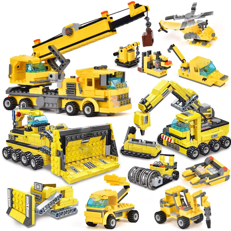 Construction Truck Building Blocks City Building Bricks Set Clearance How Much