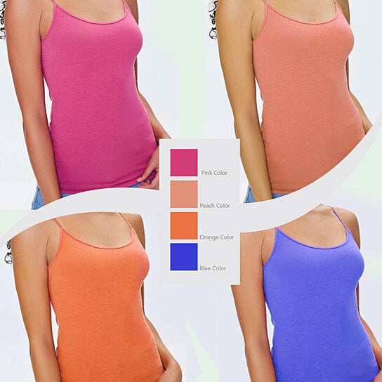 3-Pack: Mystery Deal: Women's Stretchy Camisole Spaghetti Strap Tank Top Best Place Cheap Pice