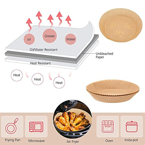 100-Piece: Air Fryer Disposable Paper Liner Footlocker Cheap Online