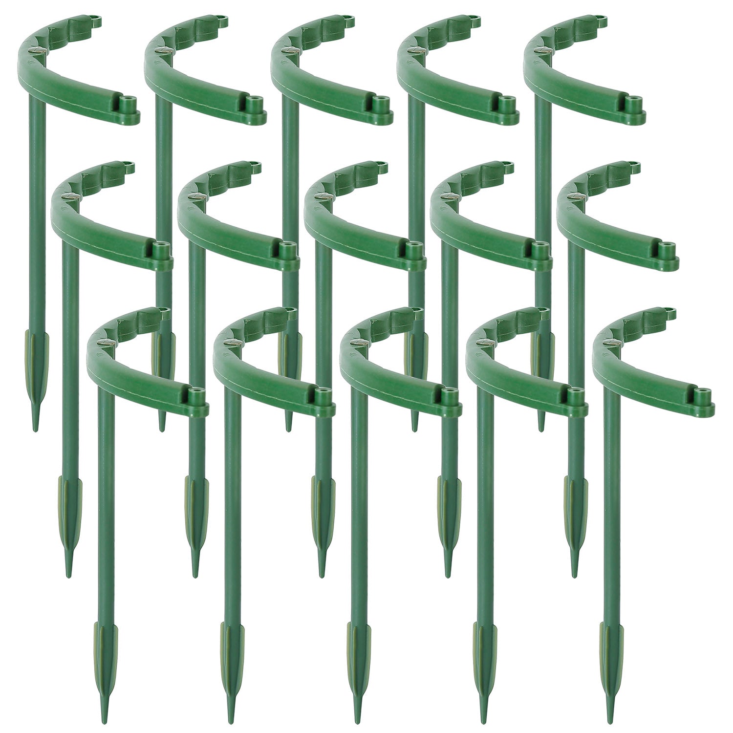 15-Piece: Garden Plant Support Stakes Cheap Sale With Mastercard