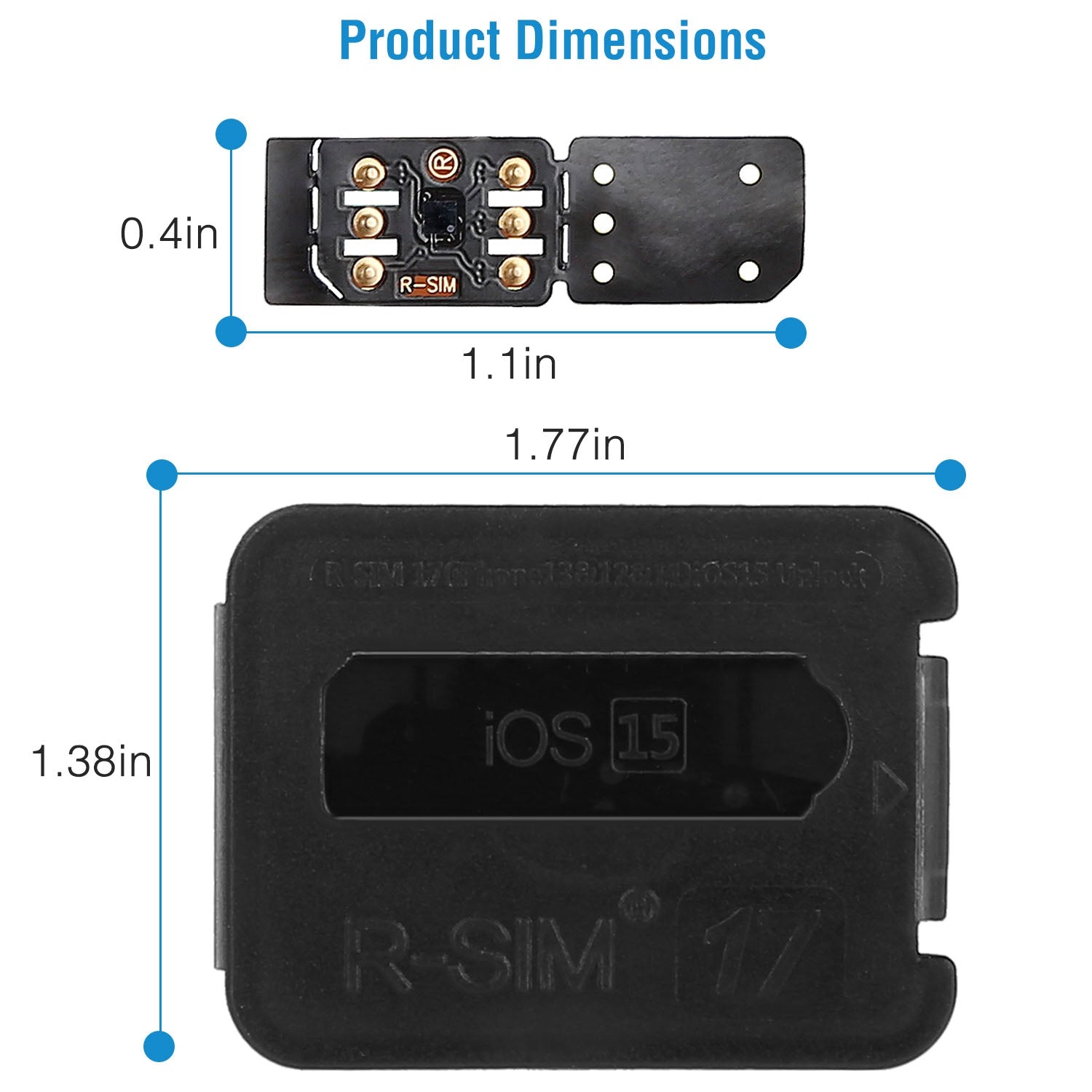 R-SIM17 Nano Unlock RSIM Card Brand New Unisex