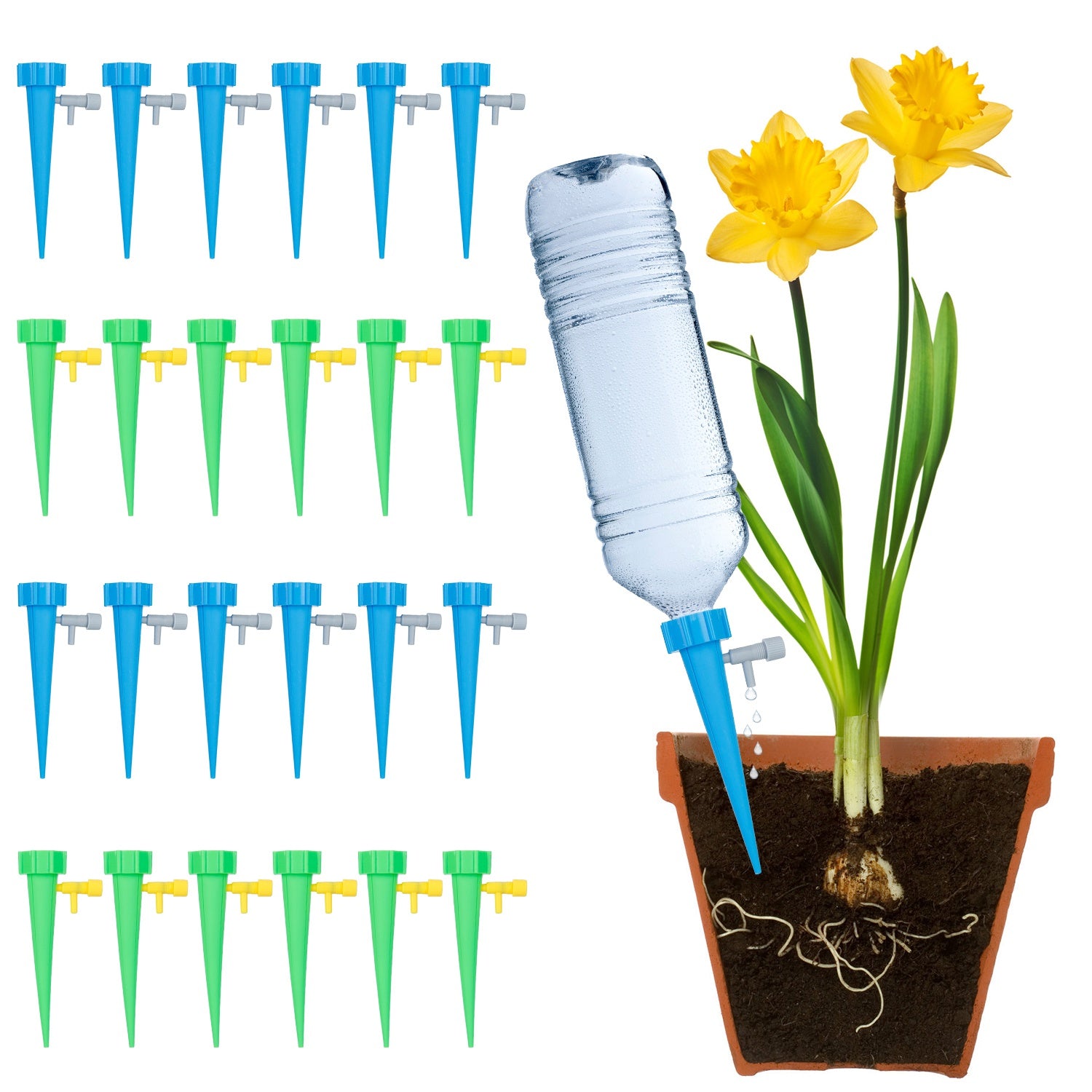 24-Piece: Plant Watering Spikes Self Watering Device 2025 New Cheap Pice