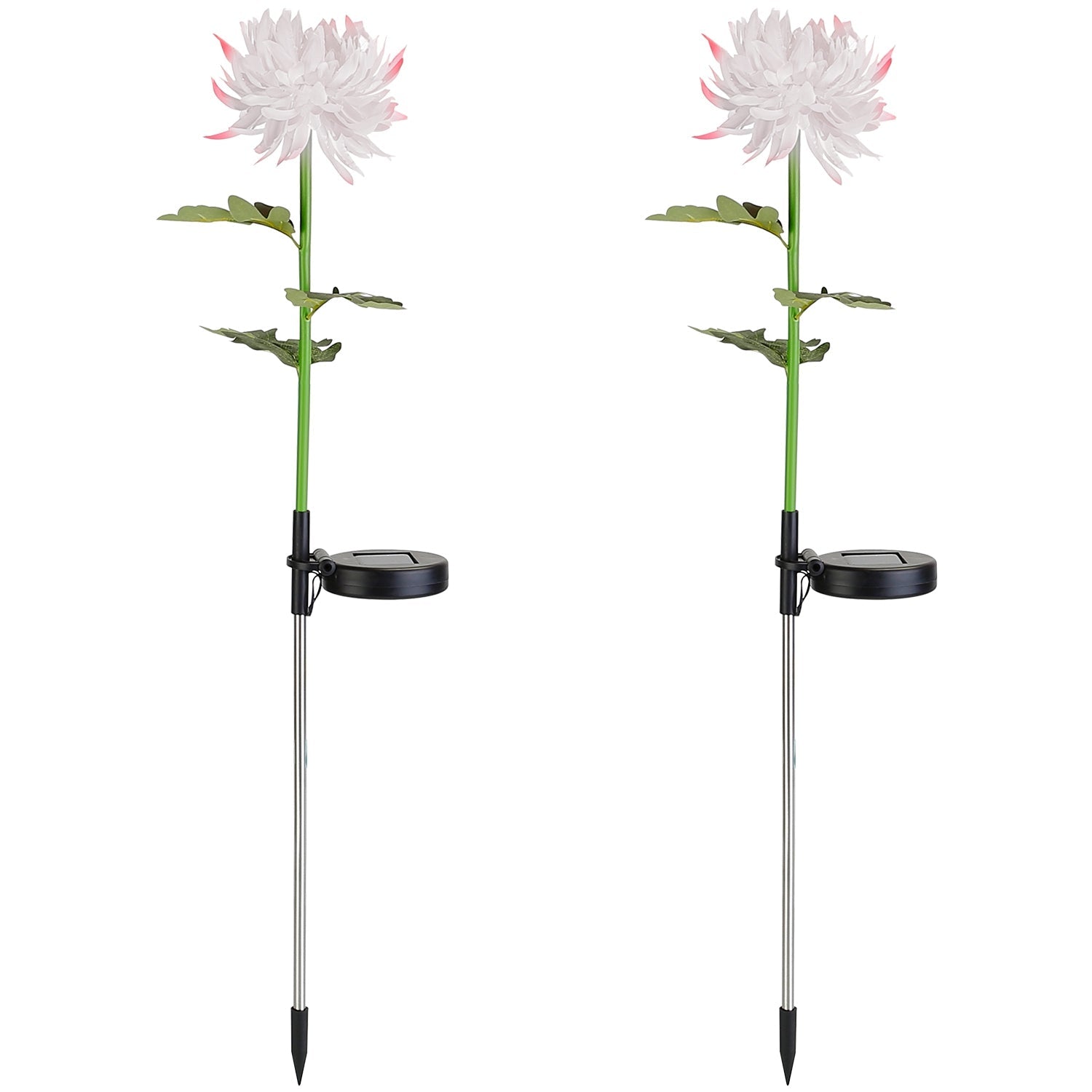 2-Pack: Solar LED Chrysanthemum Lights Browse Cheap Pice