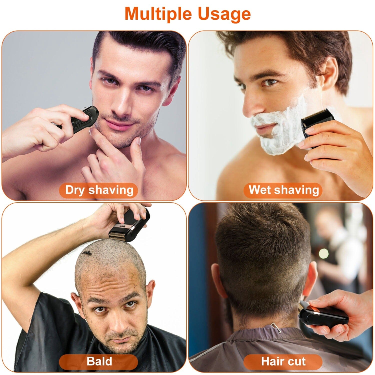 Men Rechargeable Cordless Beard Trimmer Grooming Kit Buy Cheap Best Pices