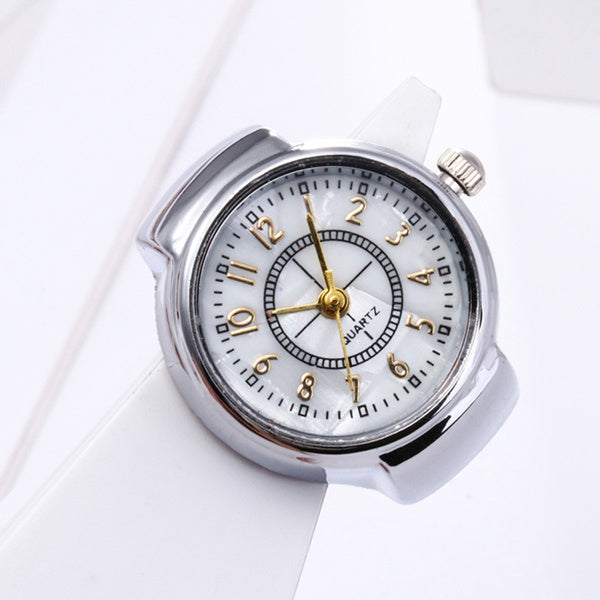 Dial Quartz Watch Creative Steel Cool Elastic Quartz Finger Ring Watch Online Online High Quality