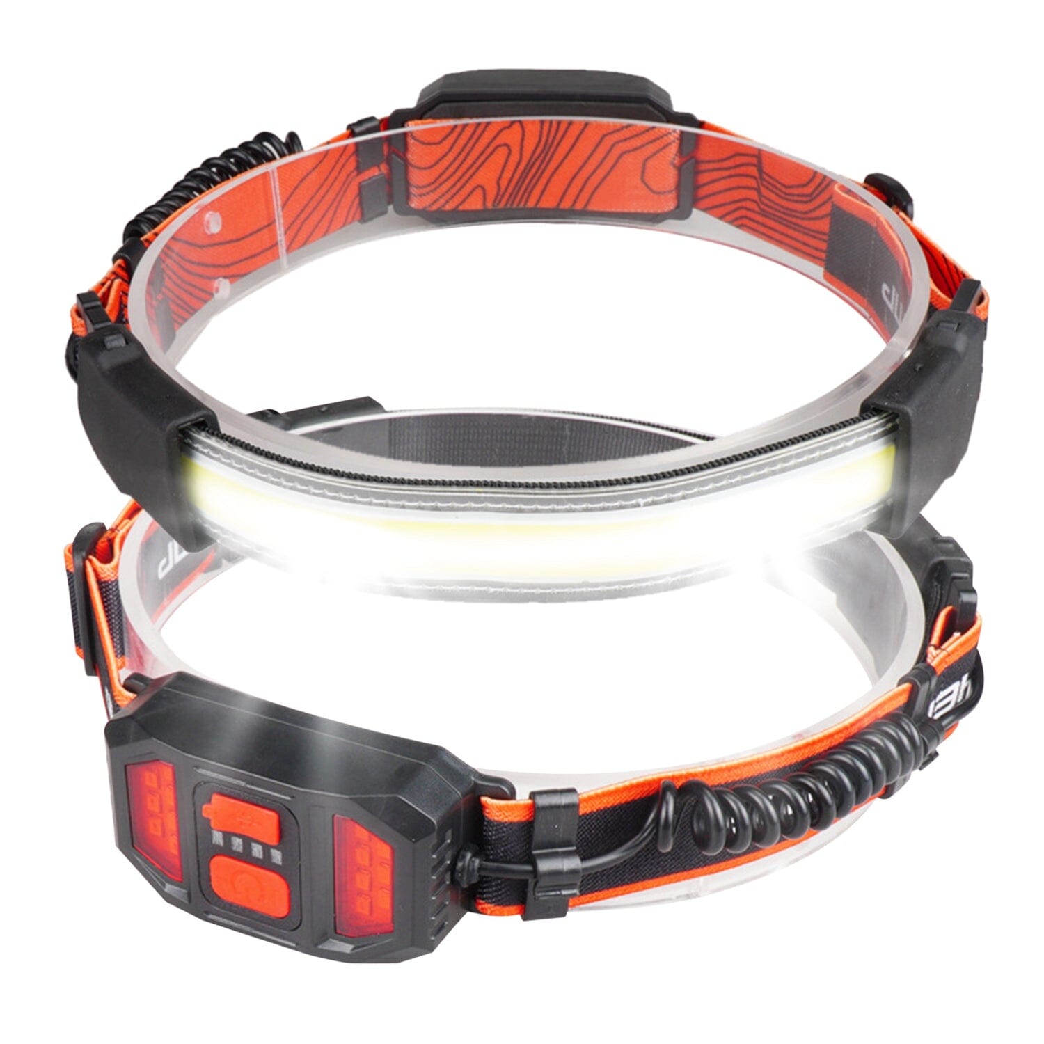 2-Pack: Rechargeable Headlamp 3 Light Modes Hand-Free From China Free Shipping Low Pice
