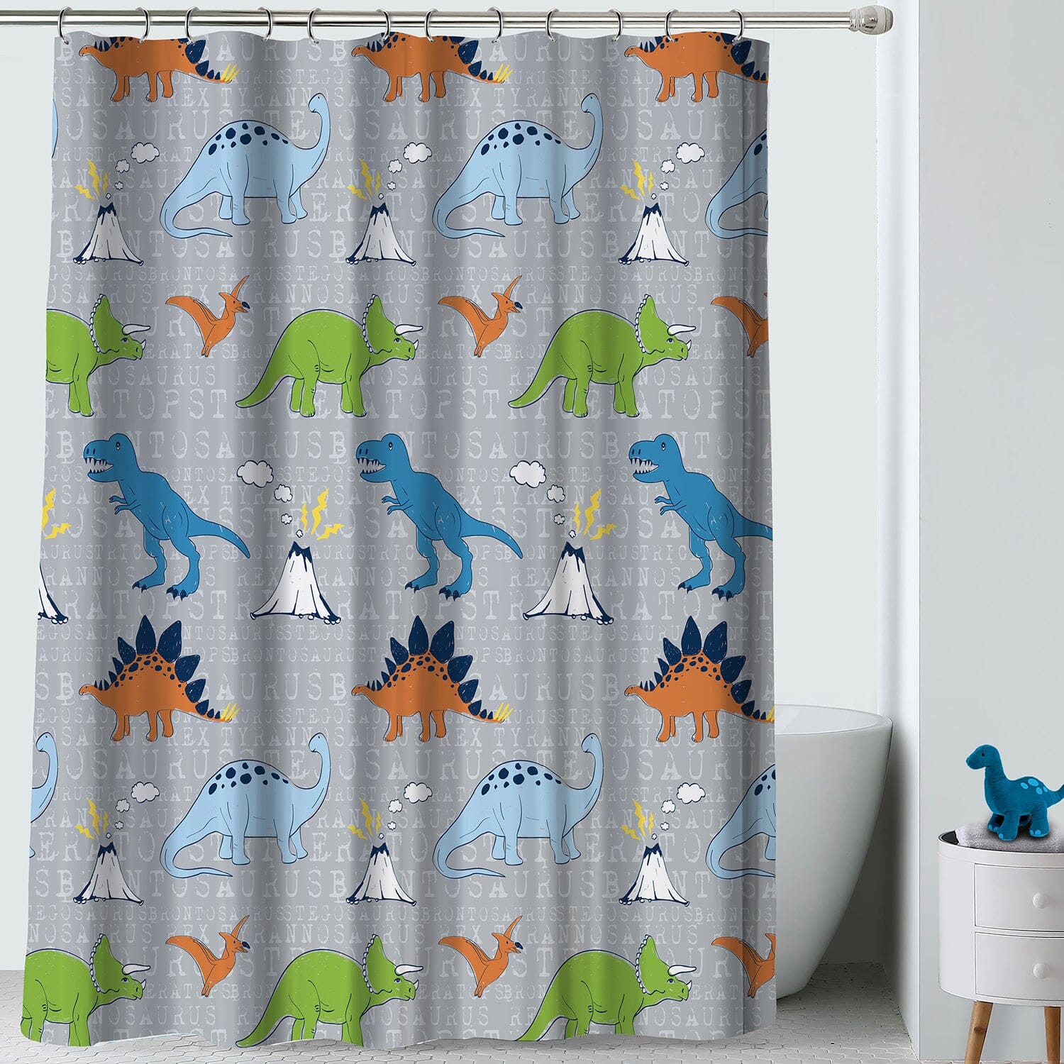 Kidz Mix Dinosaur Walk Shower Curtain Outlet Supply