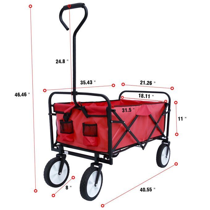 Folding Wagon Garden Shopping Beach Cart Shop For Cheap Online