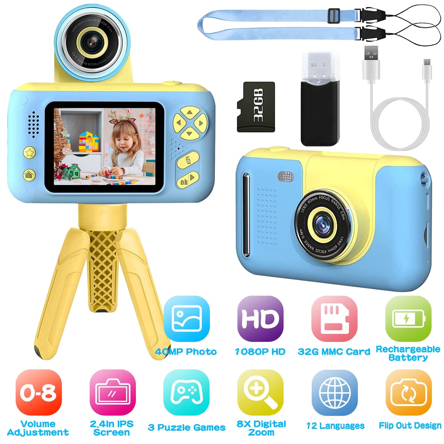 Kids Digital Camera with Flip Lens Buy Cheap Best Wholesale