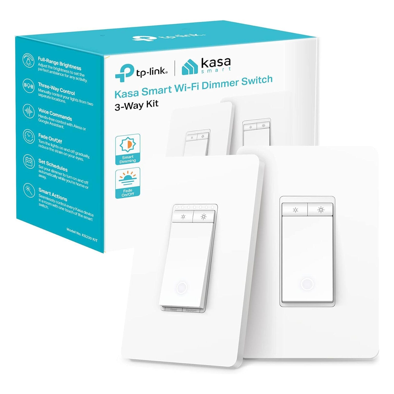 Kasa Smart 3 Way Dimmer Switch Kit  (Refurbished) Buy Online Cheap