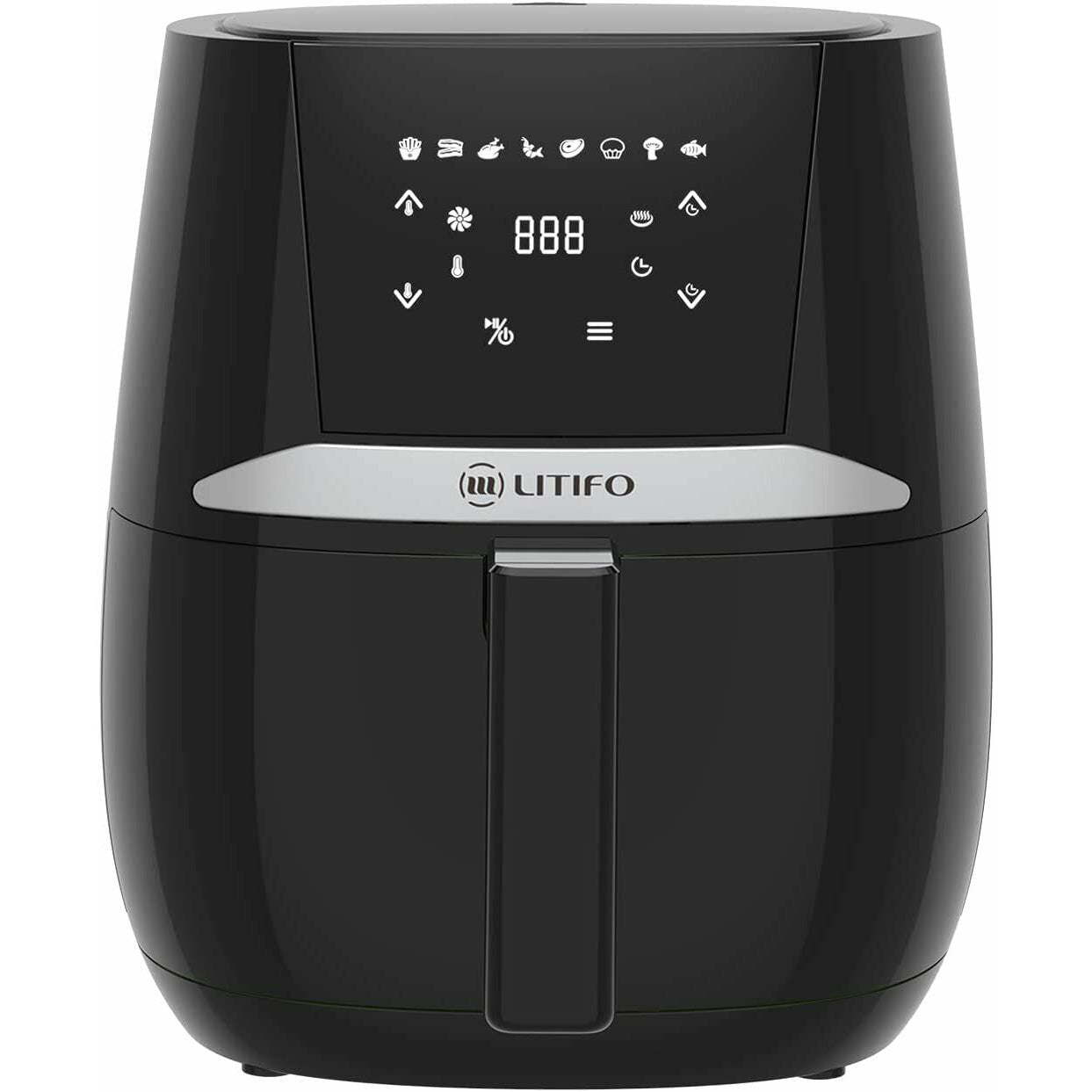 LITIFO 4.5QT Air Fryer with Digital LED Touch Screen Single Basket System View For Sale