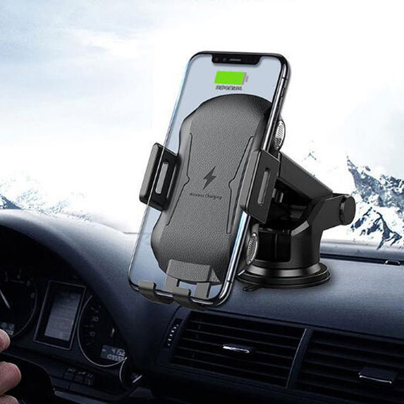 Automatic Clamping Wireless Car Charger Mount Cheap Online Store Manchester