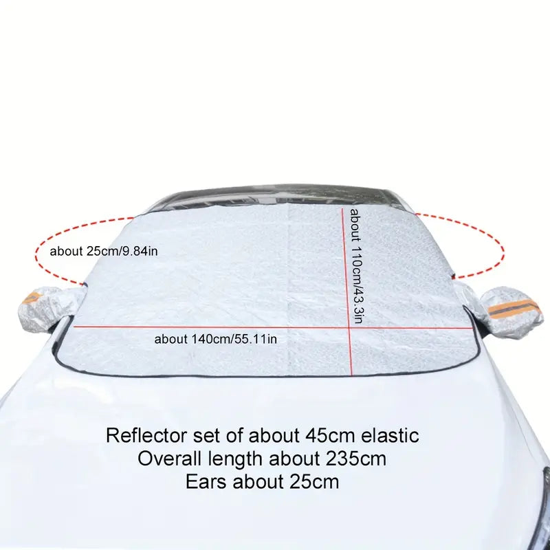 Magnetic Front Windscreen Sunshade Thickened Sunscreen Anti-UV Heat Insulation Snow Shield Cover Free Shipping Pay With Visa