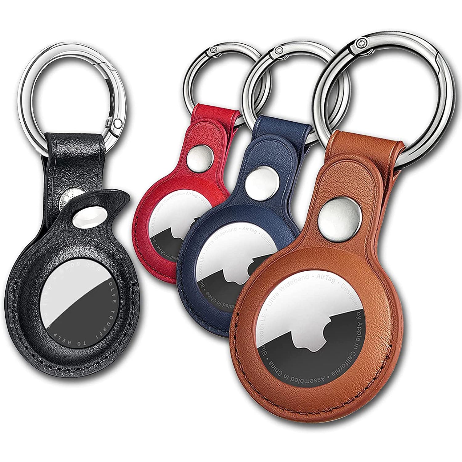 4-Pack: Eusty Air Tag Keychain for Apple Airtags Holder Cheap Sale Popular